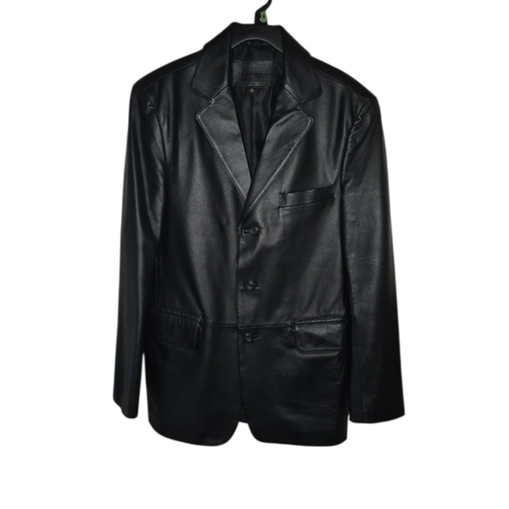 Preowned Croft And Barrow Leather Jacket Size S